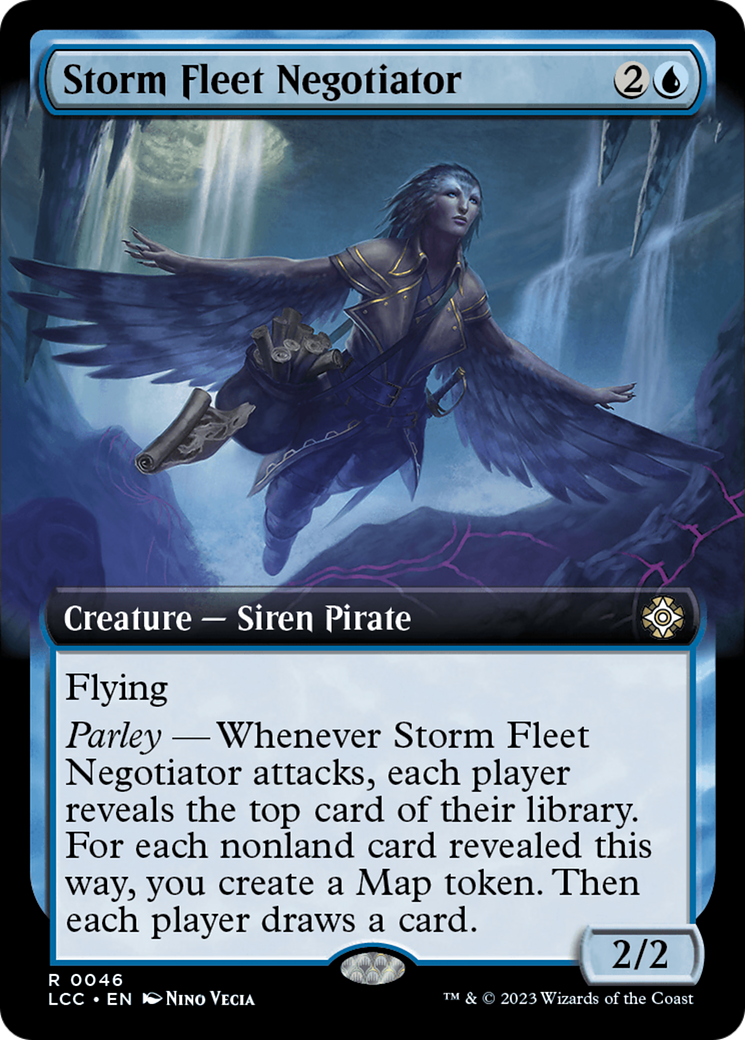 Storm Fleet Negotiator (Extended Art) [The Lost Caverns of Ixalan Commander] | Gear Gaming Fayetteville