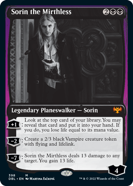 Sorin the Mirthless [Innistrad: Double Feature] | Gear Gaming Fayetteville