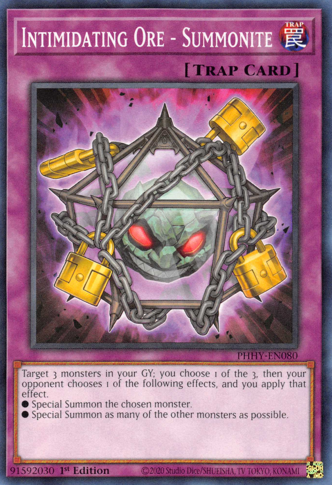 Intimidating Ore - Summonite [PHHY-EN080] Common | Gear Gaming Fayetteville