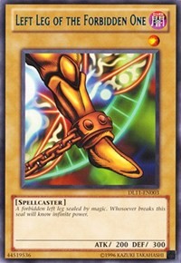 Left Leg of the Forbidden One (Blue) [Duelist League Promo] [DL11-EN003] | Gear Gaming Fayetteville