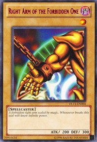 Right Arm of the Forbidden One (Red) [Duelist League Promo] [DL11-EN004] | Gear Gaming Fayetteville