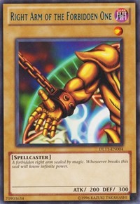 Right Arm of the Forbidden One (Blue) [Duelist League Promo] [DL11-EN004] | Gear Gaming Fayetteville