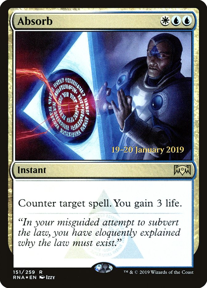 Absorb [Ravnica Allegiance Prerelease Promos] | Gear Gaming Fayetteville