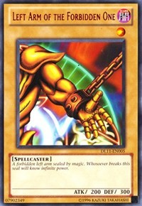 Left Arm of the Forbidden One (Red) [Duelist League Promo] [DL11-EN005] | Gear Gaming Fayetteville