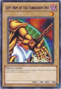 Left Arm of the Forbidden One (Blue) [Duelist League Promo] [DL11-EN005] | Gear Gaming Fayetteville