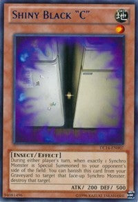 Shiny Black ""C"" (Blue) [Duelist League Promo] [DL14-EN007] | Gear Gaming Fayetteville