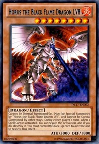 Horus the Black Flame Dragon LV8 (Blue) [Duelist League Promo] [DL17-EN002] | Gear Gaming Fayetteville