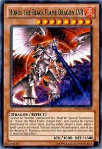 Horus the Black Flame Dragon LV8 (Green) [Duelist League Promo] [DL17-EN002] | Gear Gaming Fayetteville
