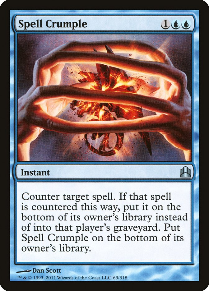 Spell Crumple [Commander 2011] | Gear Gaming Fayetteville