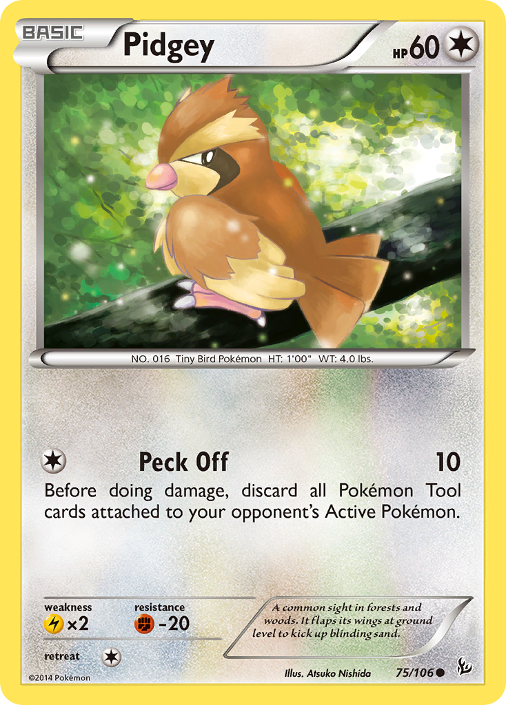 Pidgey (75/106) [XY: Flashfire] | Gear Gaming Fayetteville