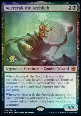 Acererak the Archlich [Dungeons & Dragons: Adventures in the Forgotten Realms Prerelease Promos] | Gear Gaming Fayetteville