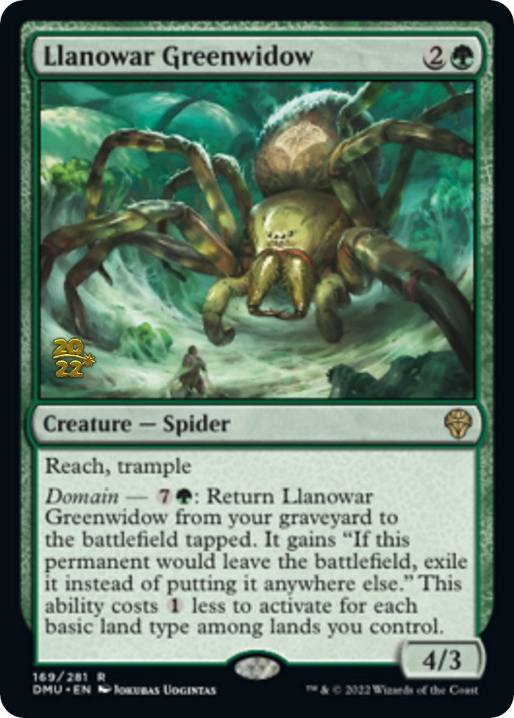 Llanowar Greenwidow [Dominaria United Prerelease Promos] | Gear Gaming Fayetteville