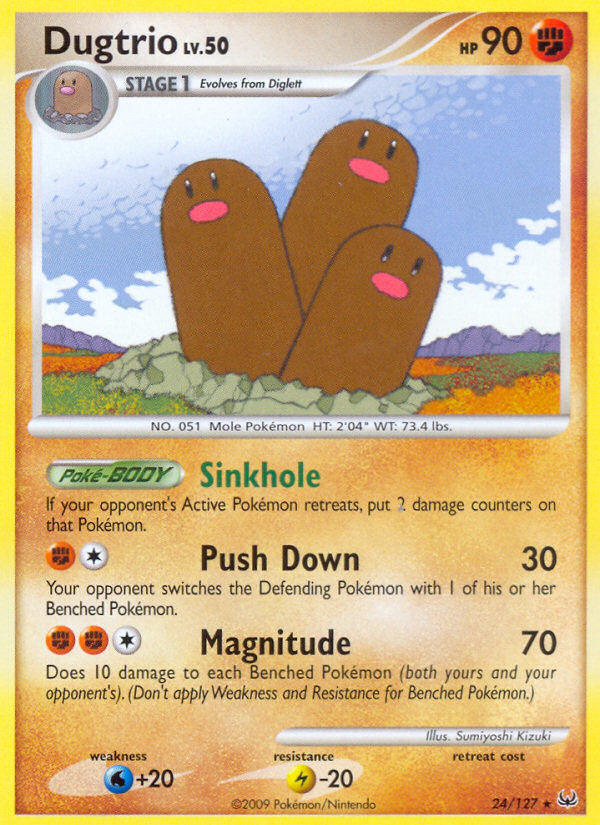 Dugtrio (24/127) [Platinum: Base Set] | Gear Gaming Fayetteville