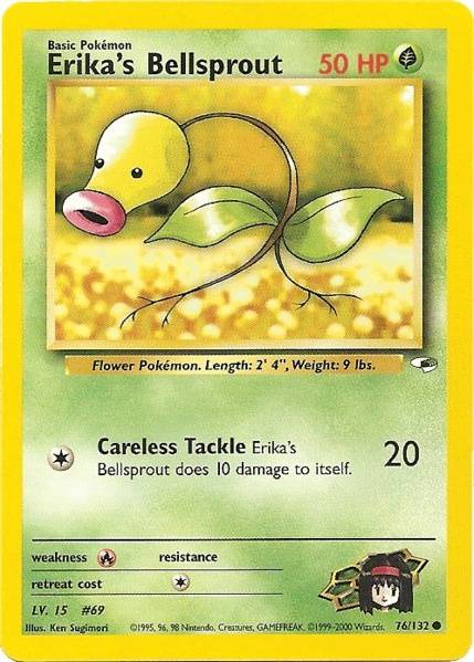 Erika's Bellsprout (76/132) [Gym Heroes Unlimited] | Gear Gaming Fayetteville