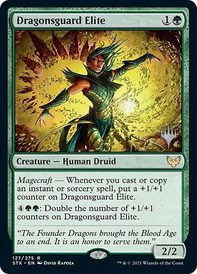 Dragonsguard Elite (Promo Pack) [Strixhaven: School of Mages Promos] | Gear Gaming Fayetteville