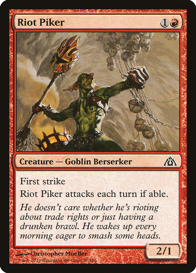 Riot Piker [Dragon's Maze] | Gear Gaming Fayetteville