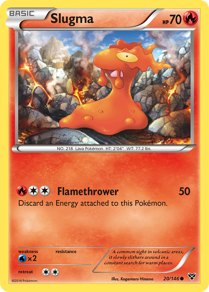 Slugma (20/146) [XY: Base Set] | Gear Gaming Fayetteville