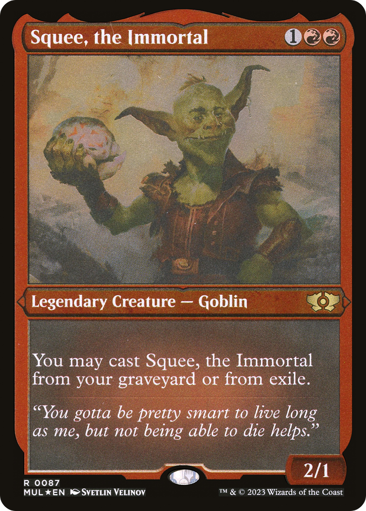 Squee, the Immortal (Foil Etched) [Multiverse Legends] | Gear Gaming Fayetteville