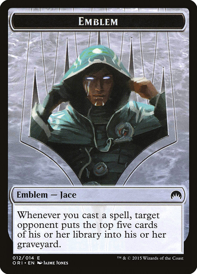 Jace, Telepath Unbound Emblem [Magic Origins Tokens] | Gear Gaming Fayetteville