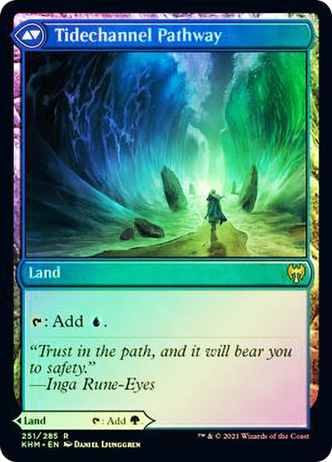 Barkchannel Pathway // Tidechannel Pathway [Kaldheim Prerelease Promos] | Gear Gaming Fayetteville