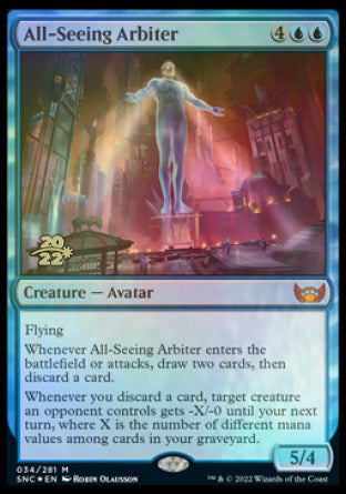 All-Seeing Arbiter [Streets of New Capenna Prerelease Promos] | Gear Gaming Fayetteville