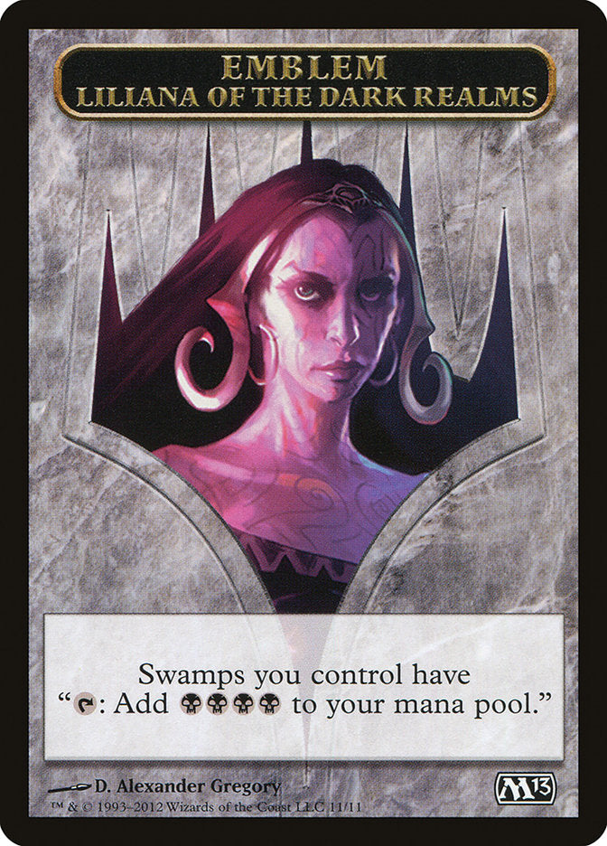 Liliana of the Dark Realms Emblem [Magic 2013 Tokens] | Gear Gaming Fayetteville