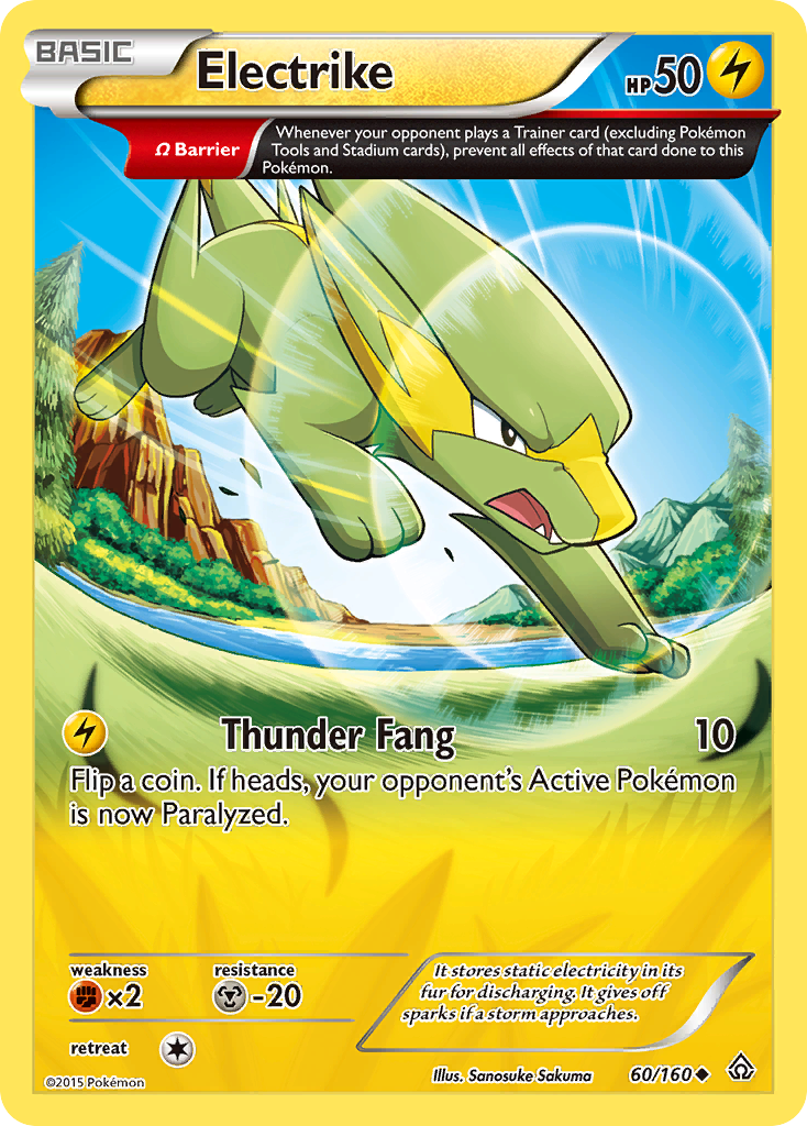 Electrike (60/160) [XY: Primal Clash] | Gear Gaming Fayetteville