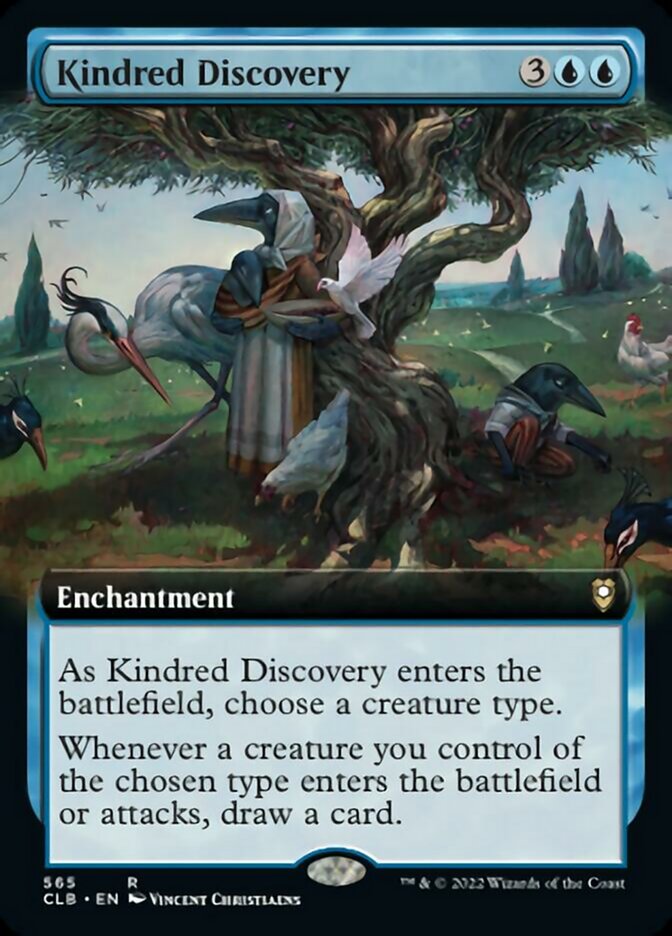 Kindred Discovery (Extended Art) [Commander Legends: Battle for Baldur's Gate] | Gear Gaming Fayetteville