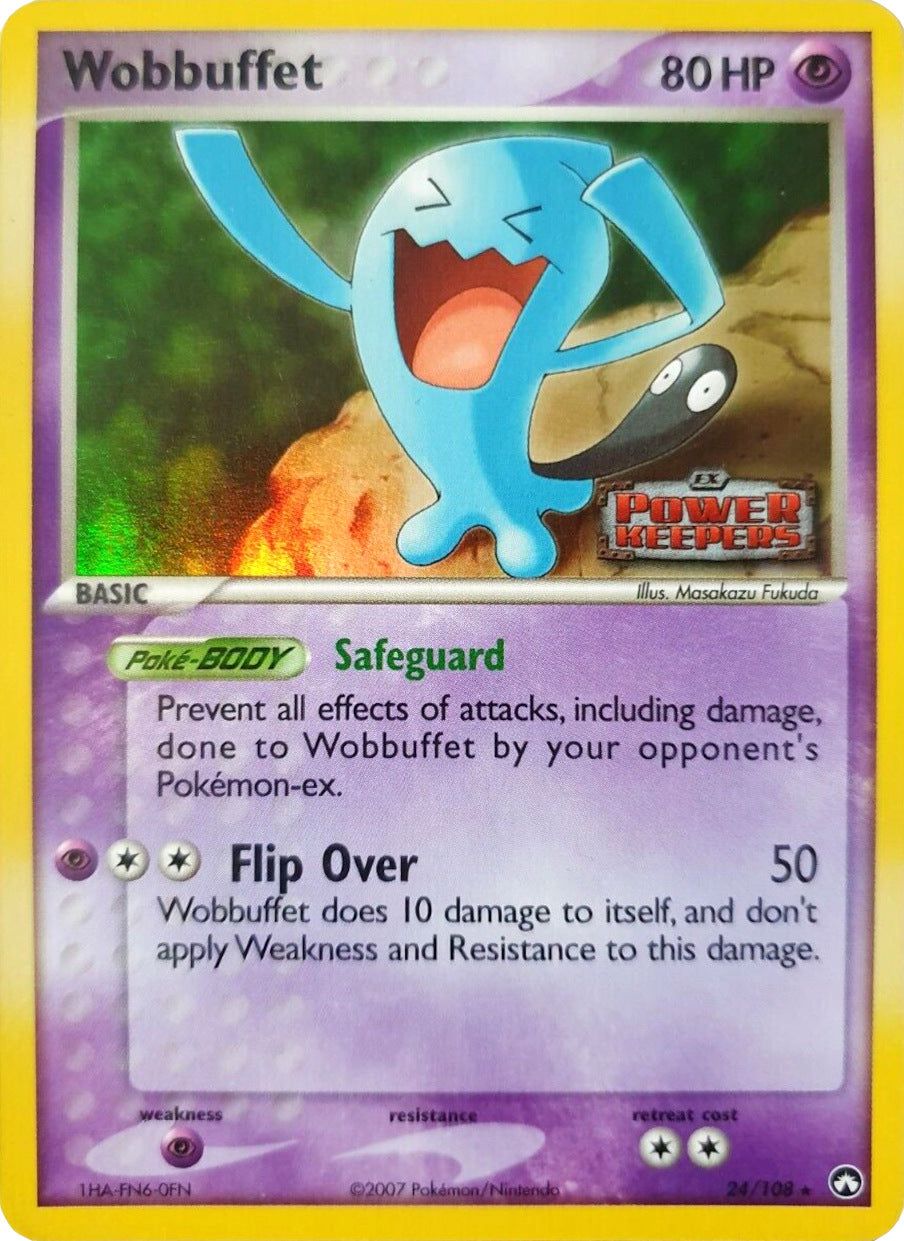 Wobbuffet (24/108) (Stamped) [EX: Power Keepers] | Gear Gaming Fayetteville