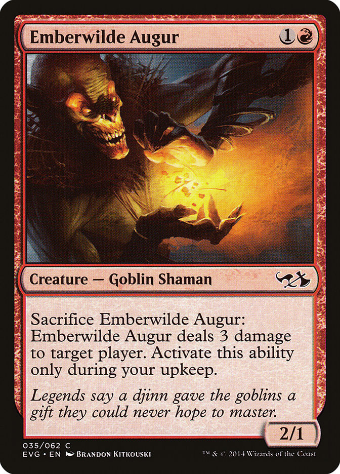 Emberwilde Augur (Elves vs. Goblins) [Duel Decks Anthology] | Gear Gaming Fayetteville