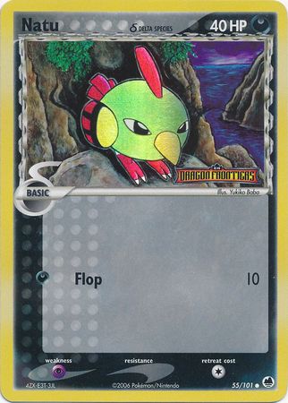 Natu (55/101) (Delta Species) (Stamped) [EX: Dragon Frontiers] | Gear Gaming Fayetteville