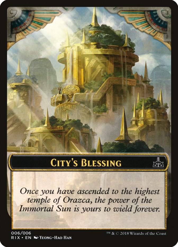 City's Blessing [Rivals of Ixalan Tokens] | Gear Gaming Fayetteville