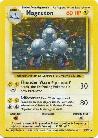 Magneton (9/102) [Base Set Unlimited] | Gear Gaming Fayetteville