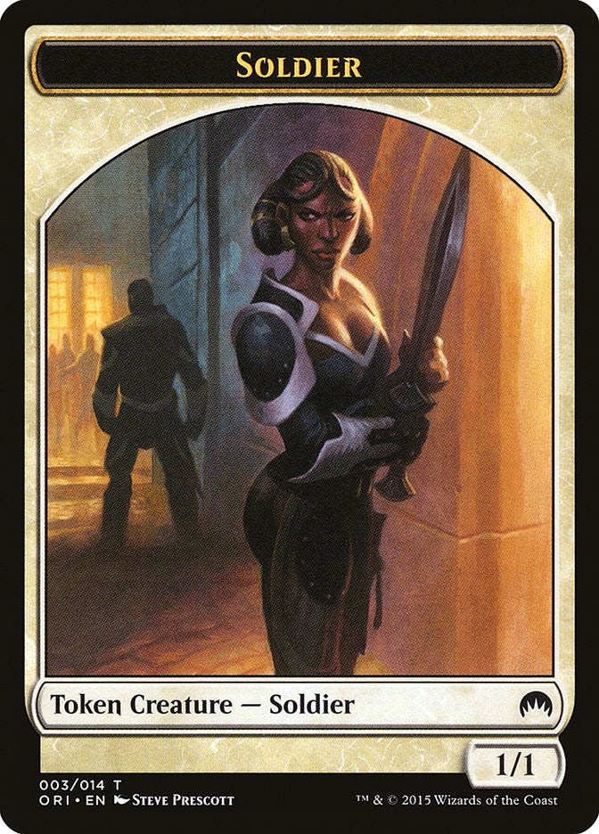 Soldier Token [Magic Origins Tokens] | Gear Gaming Fayetteville