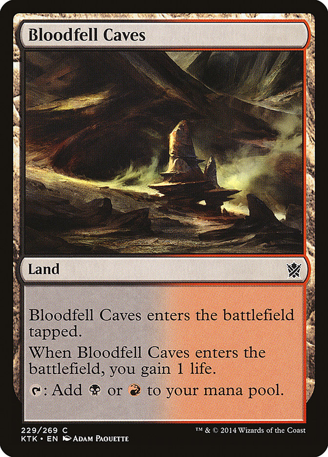 Bloodfell Caves [Khans of Tarkir] | Gear Gaming Fayetteville