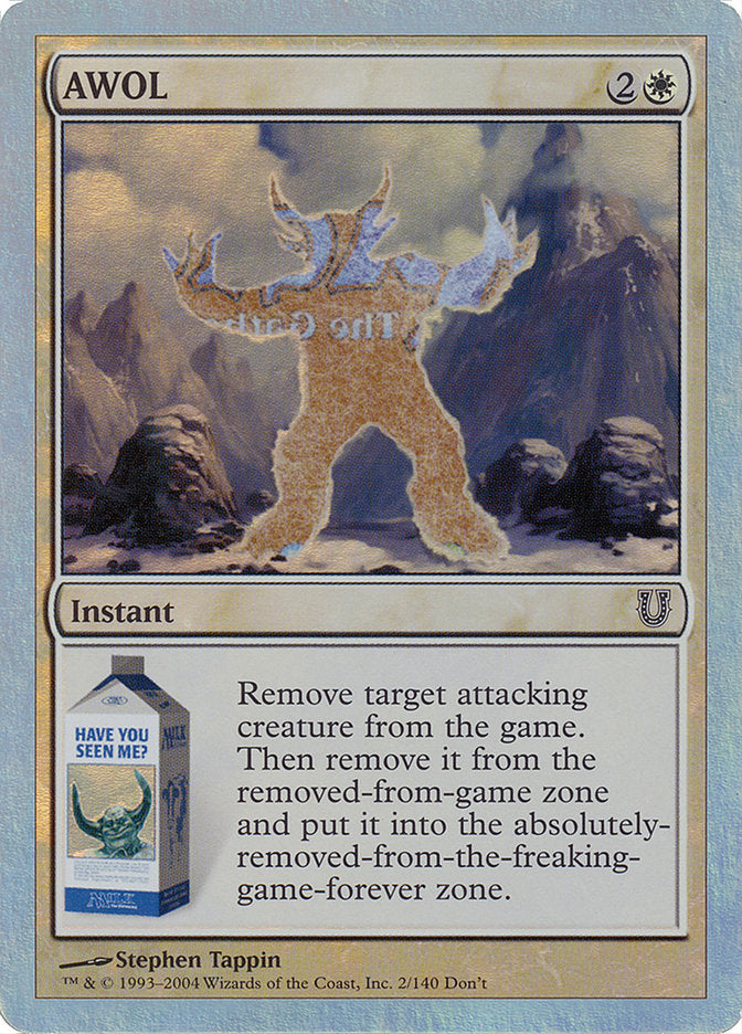 AWOL (Alternate Foil) [Unhinged] | Gear Gaming Fayetteville