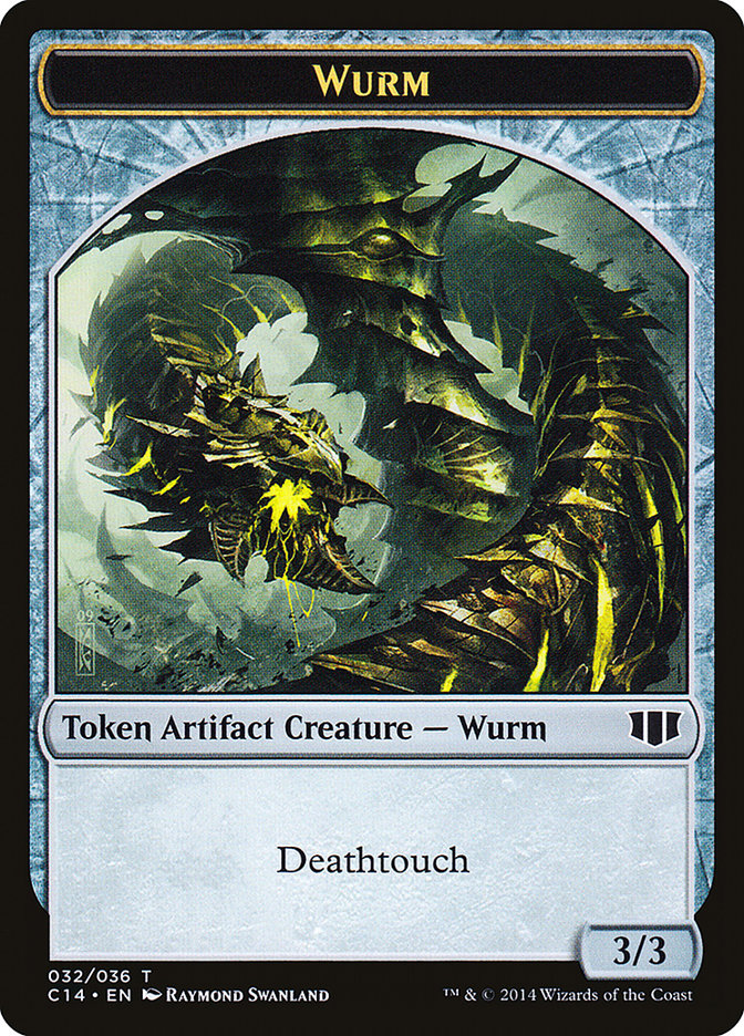 Wurm (032/036) // Goat Double-Sided Token [Commander 2014 Tokens] | Gear Gaming Fayetteville