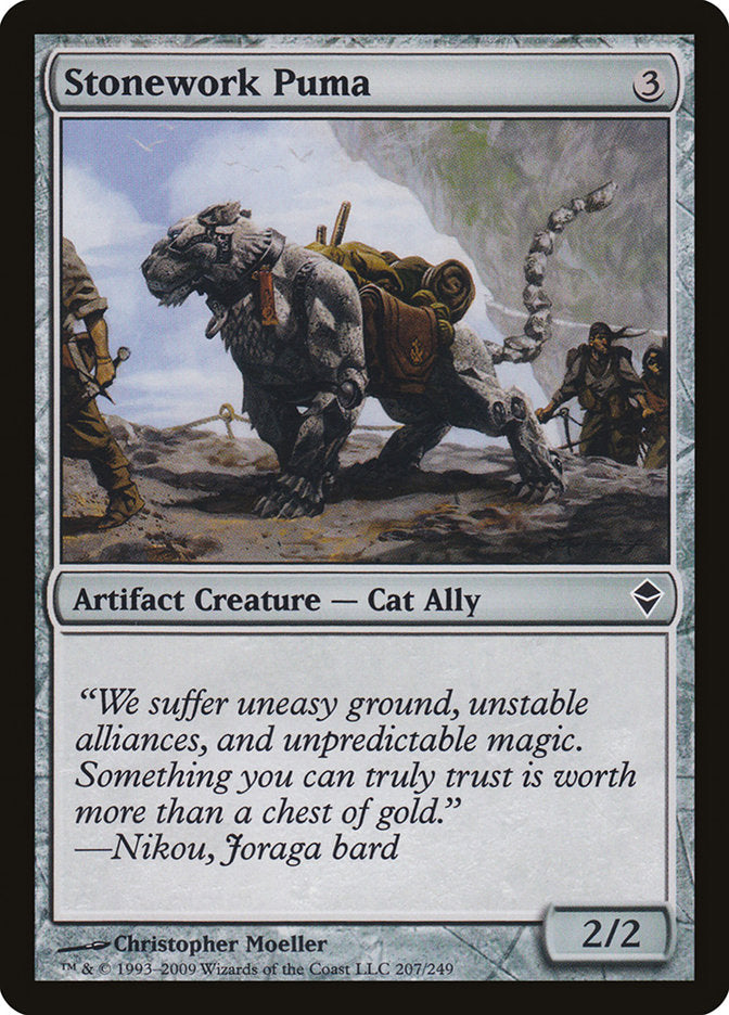 Stonework Puma [Zendikar] | Gear Gaming Fayetteville