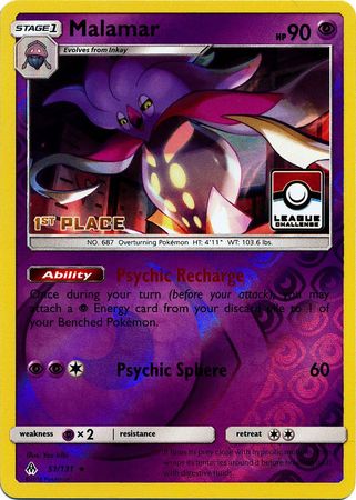 Malamar (51/131) (League Promo 1st Place) [Sun & Moon: Forbidden Light] | Gear Gaming Fayetteville