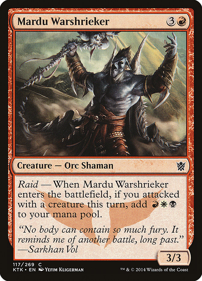 Mardu Warshrieker [Khans of Tarkir] | Gear Gaming Fayetteville