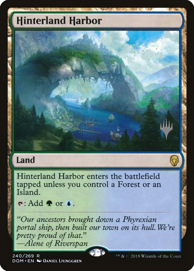 Hinterland Harbor (Promo Pack) [Dominaria Promos] | Gear Gaming Fayetteville