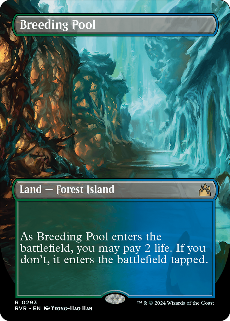 Breeding Pool (Borderless) [Ravnica Remastered] | Gear Gaming Fayetteville