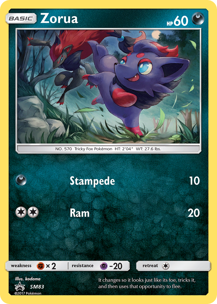 Zorua (SM83) [Sun & Moon: Black Star Promos] | Gear Gaming Fayetteville