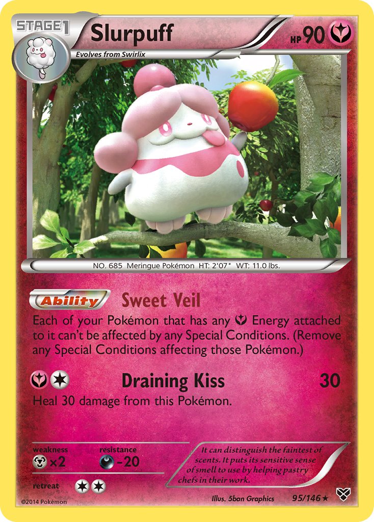 Slurpuff (95/146) (Theme Deck Exclusive) [XY: Base Set] | Gear Gaming Fayetteville