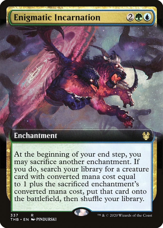 Enigmatic Incarnation (Extended Art) [Theros Beyond Death] | Gear Gaming Fayetteville