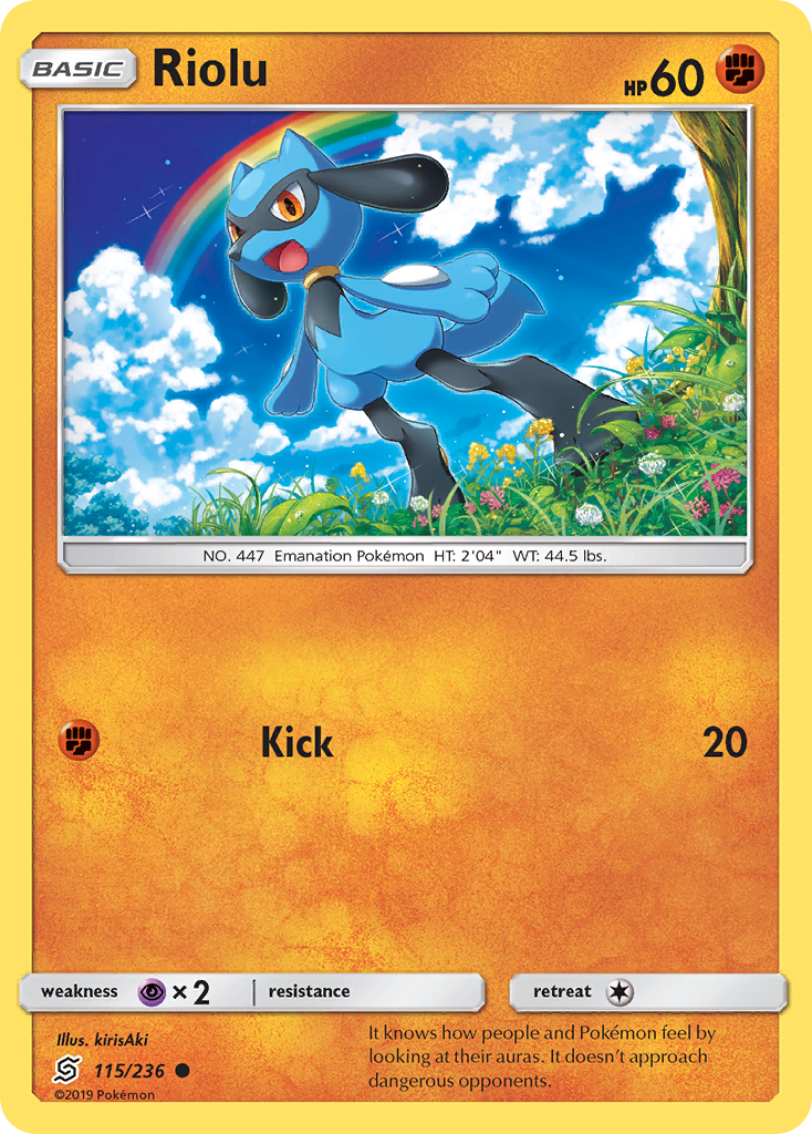 Riolu (115/236) [Sun & Moon: Unified Minds] | Gear Gaming Fayetteville