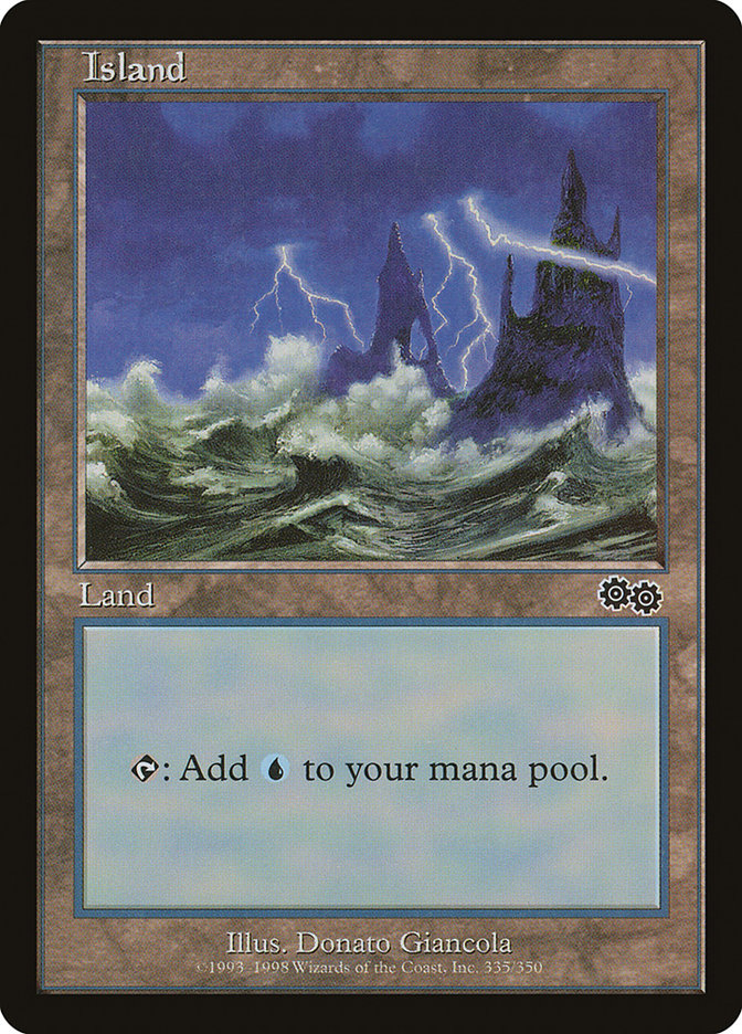 Island (335) [Urza's Saga] | Gear Gaming Fayetteville