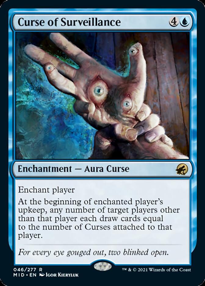 Curse of Surveillance [Innistrad: Midnight Hunt] | Gear Gaming Fayetteville