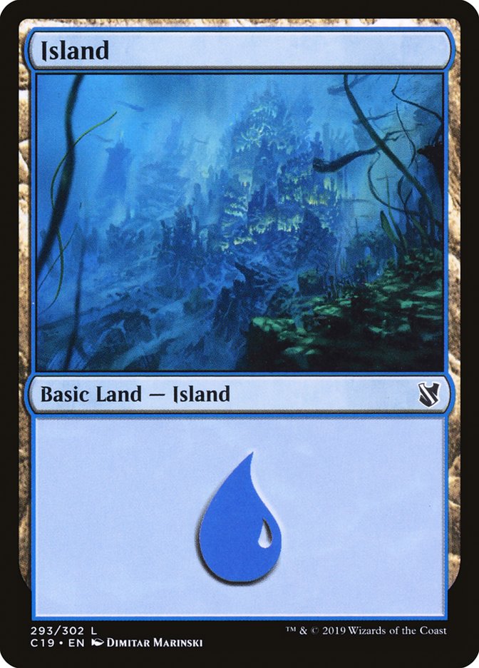 Island (293) [Commander 2019] | Gear Gaming Fayetteville