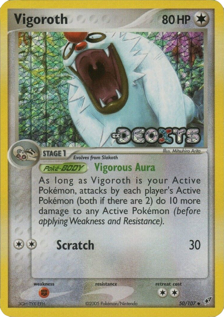 Vigoroth (50/107) (Stamped) [EX: Deoxys] | Gear Gaming Fayetteville